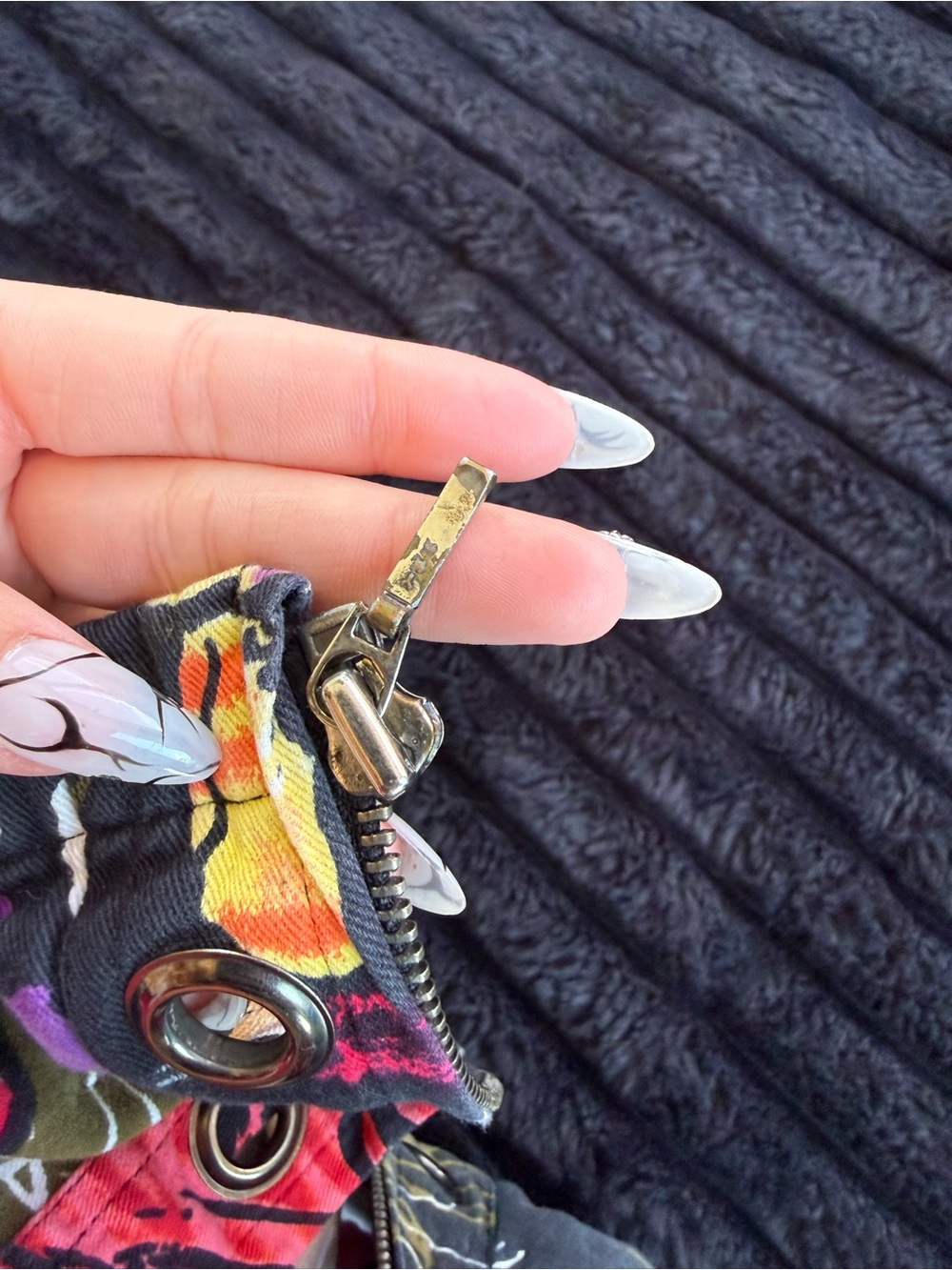 Printed Utility Jacket - Multicolor - Picture 6 of 6